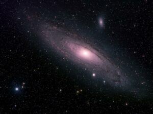 Andrómeduþokan - The Andromeda nebula (Messier 31).