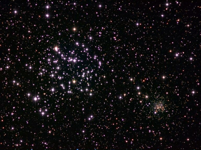 Messier 35 og NGC 2158,