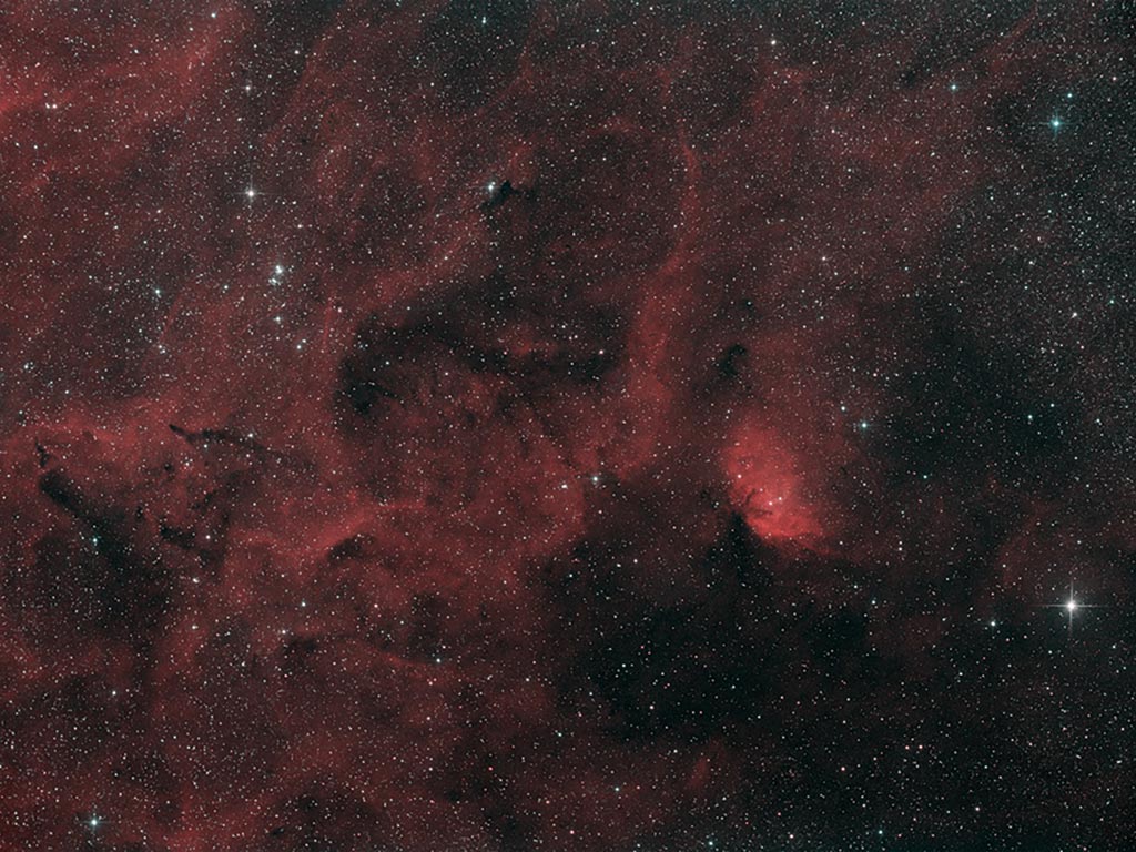 Ljómþokan Túlipaninn (Sh2-101) - The Tulip Nebula (Sh2-101).