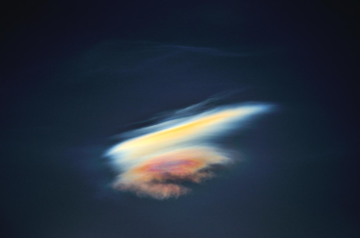 Glitský - Nacreous clouds, 06-01-2017.