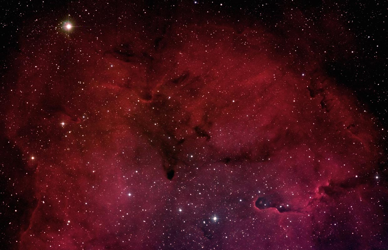 Fílsraninn - Elephant's trunk (IC 1396) and Mu Cephei.