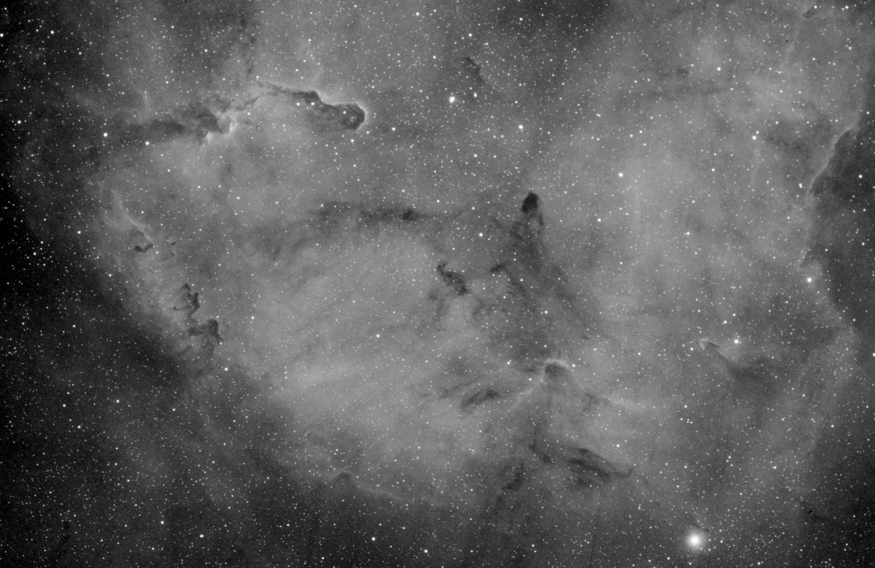 Fílsraninn - Elephant's trunk (IC 1396) and Mu Cephei.