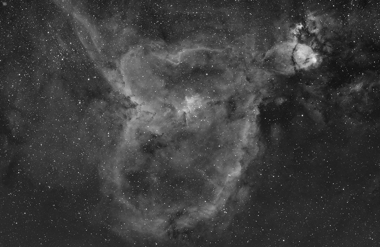 Hjartaþokan - Heart nebula (IC 1805).