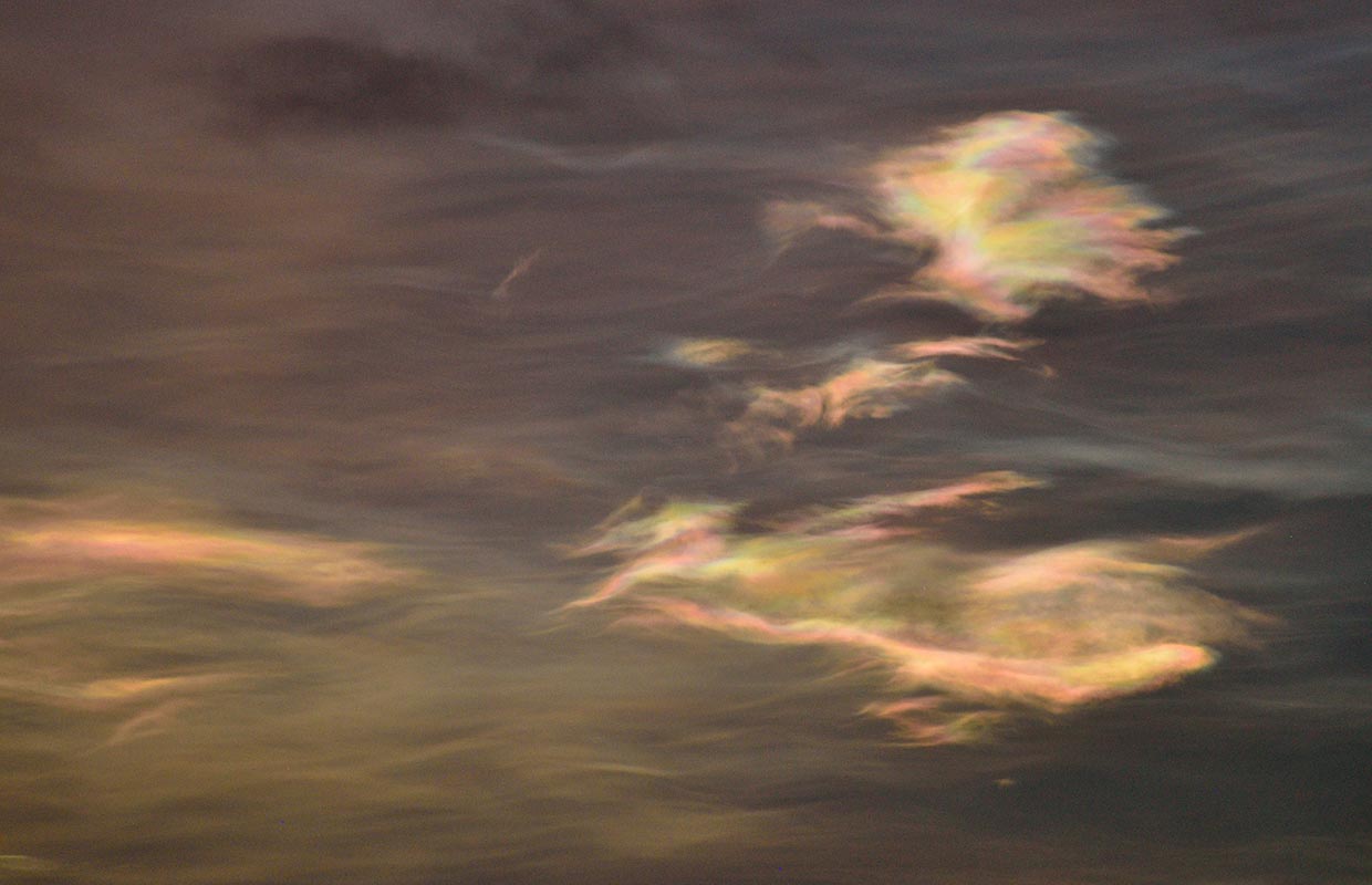 Glitský - Nacreous clouds, 03-02-2018.