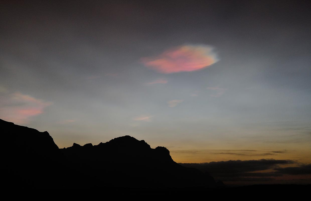 Glitský - Nacreous clouds, 03-02-2018.