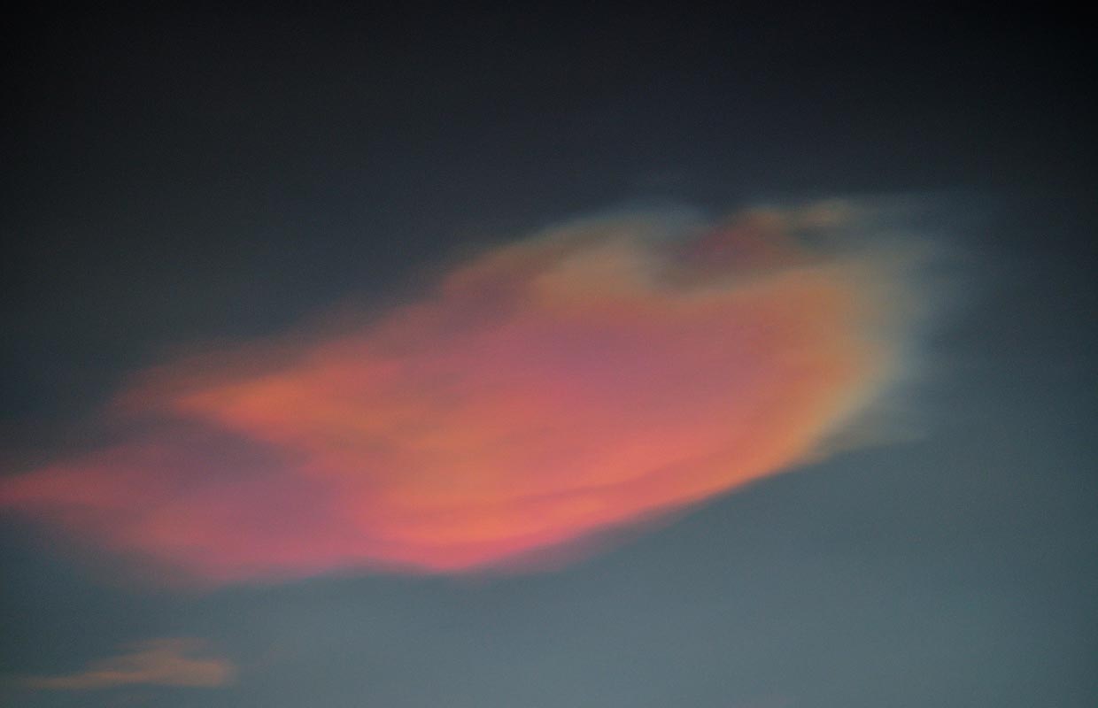 Glitský - Nacreous clouds, 03-02-2018.