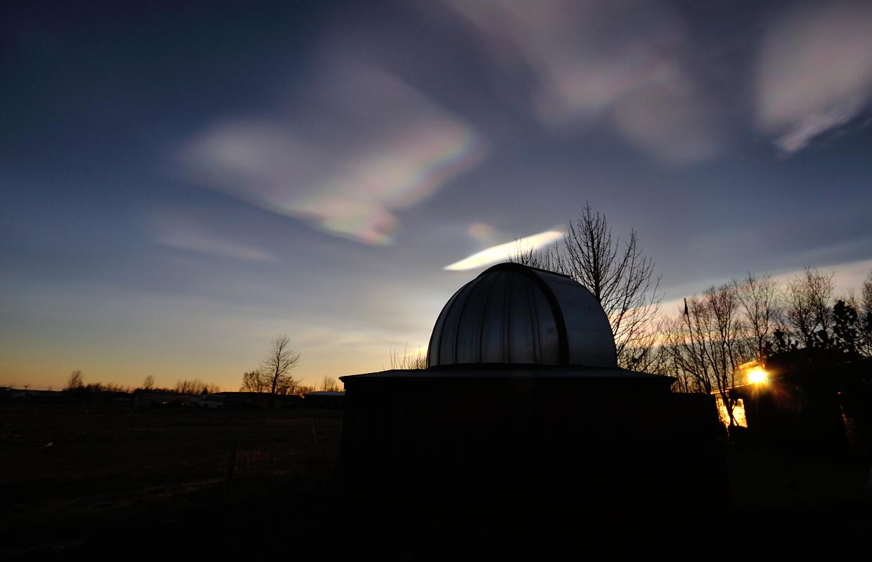 Glitský - Nacreous clouds, 03-02-2018.