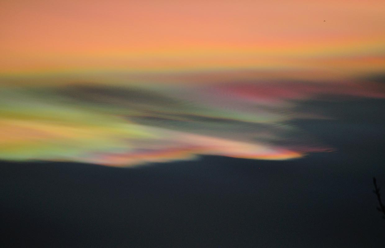 Glitský - Nacreous clouds, 03-02-2018.