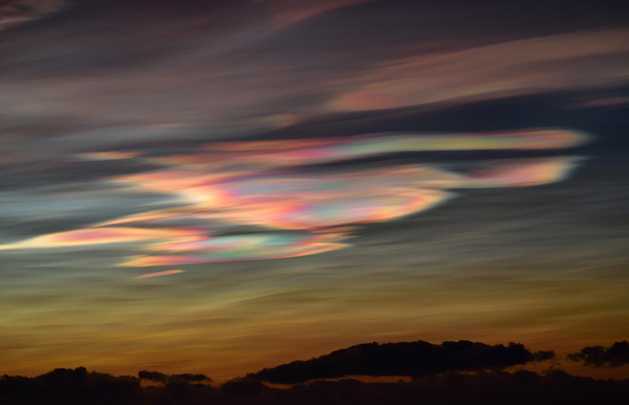 Glitský - Nacreous clouds, 03-01-2020.