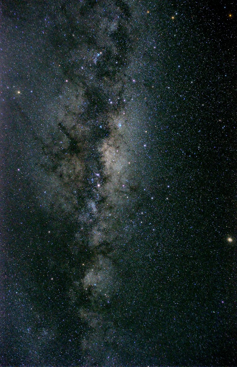Suðurhiminninn og Vetrarbrautin - the southern sky and the Milky way