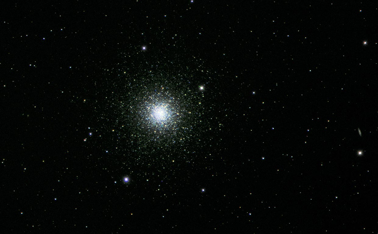 Messier 3 í Veiðihundunum - M 3 in Canis Venatici. SW 80/600 Apo.